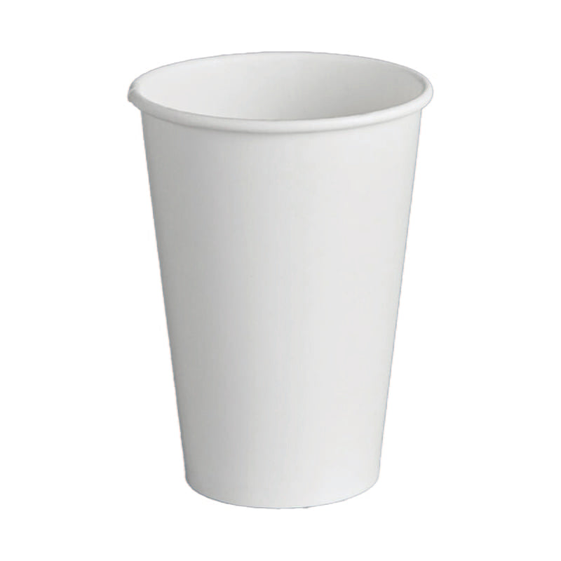 Verre Papier Boisson Froide Blanc