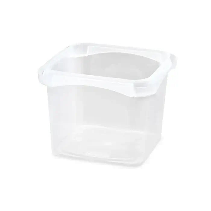 CONTENANT SÉCURISÉ CLAIR CARRÉ 8oz-32oz