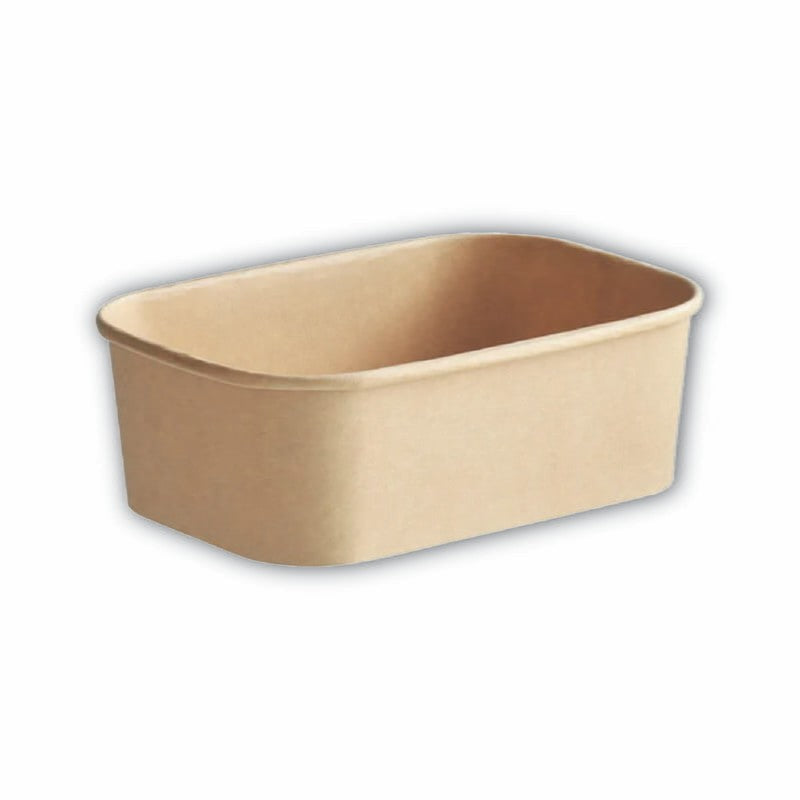 RECTANGULAR KRAFT PAPER CONTAINER