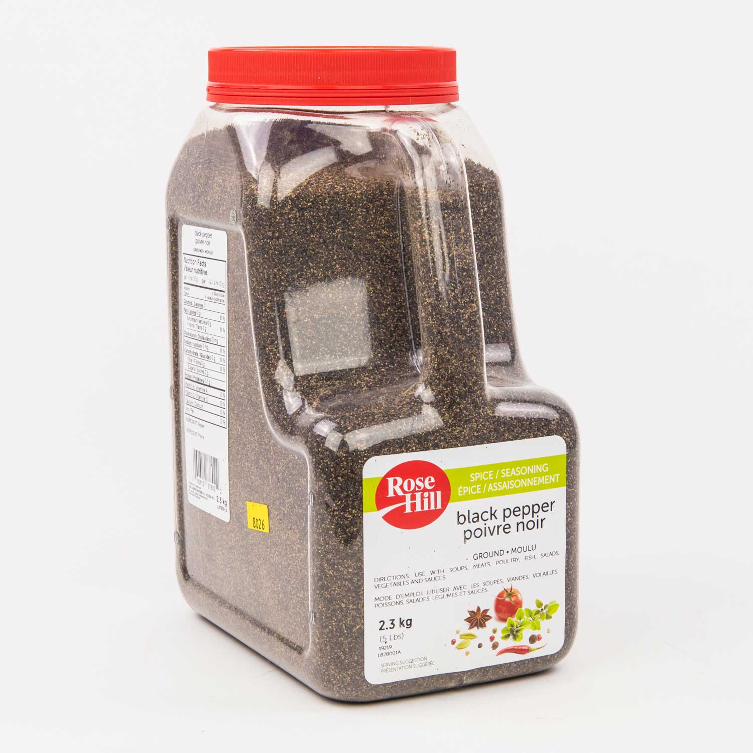 POIVRE NOIR MOULU 2.3KG