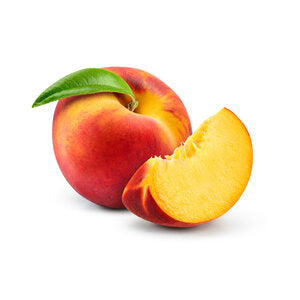 sliced peaches