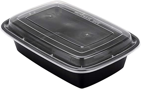 Microwavable Plastic Rectangular Container Combo