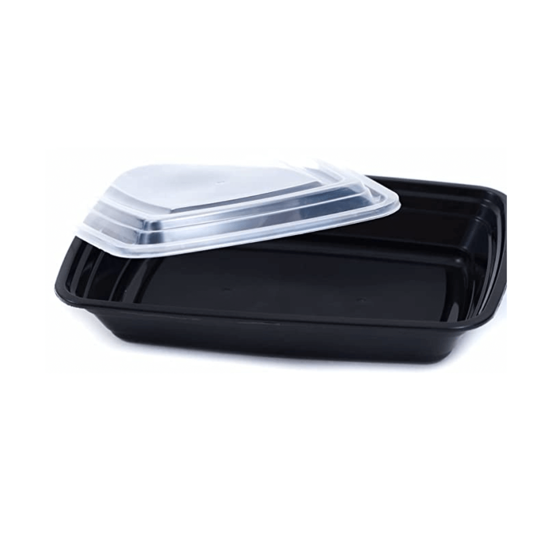 Microwavable Plastic Rectangular Container Combo