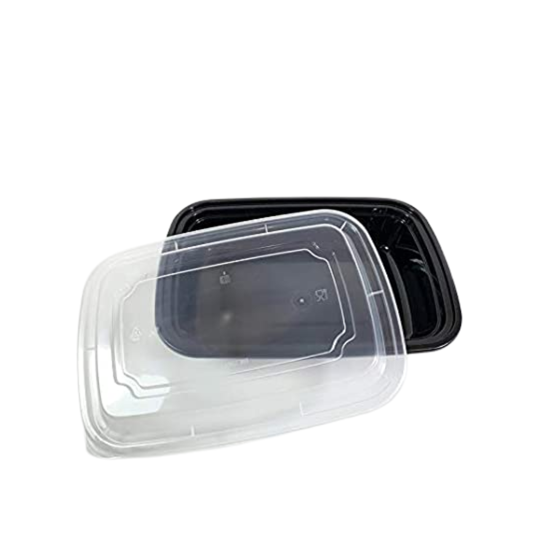 Microwavable Plastic Rectangular Container Combo