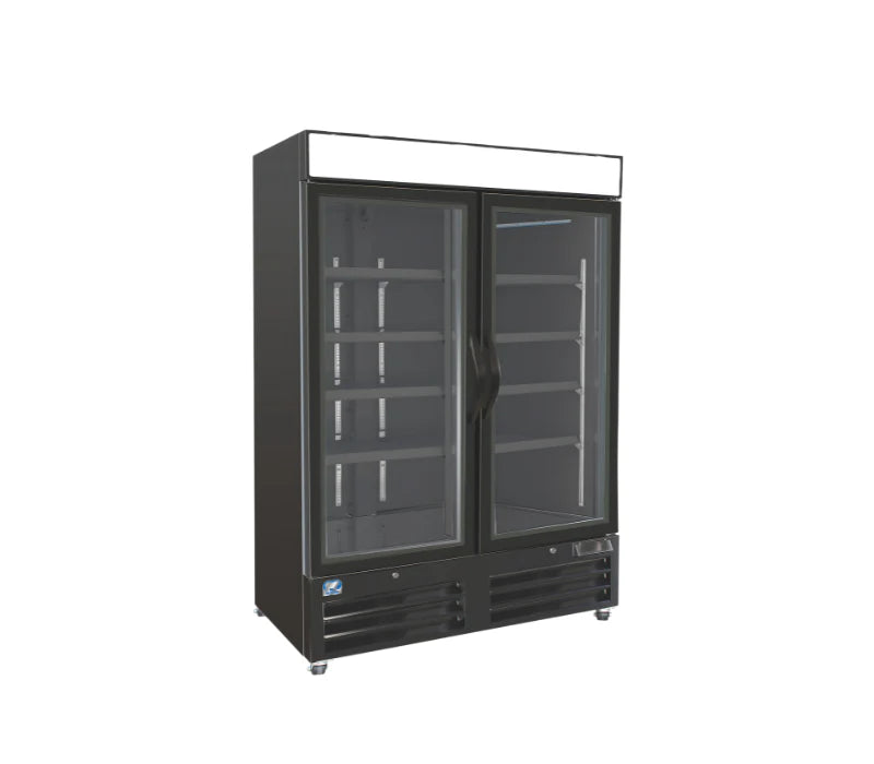 Display glass Freezer BLACK/ BLACK COLDZONE-F54-G2