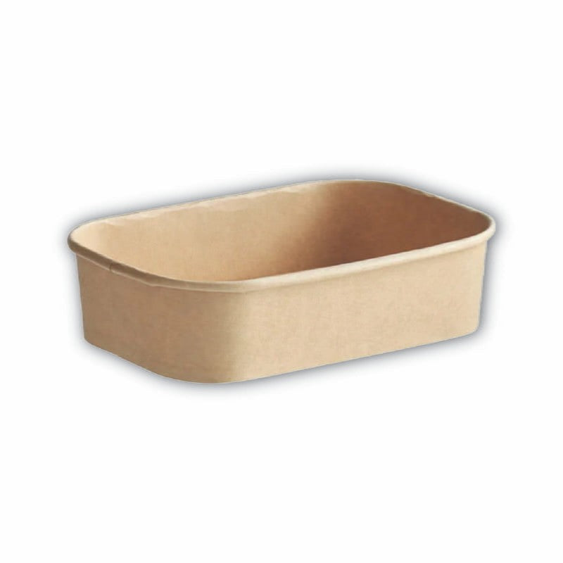RECTANGULAR KRAFT PAPER CONTAINER