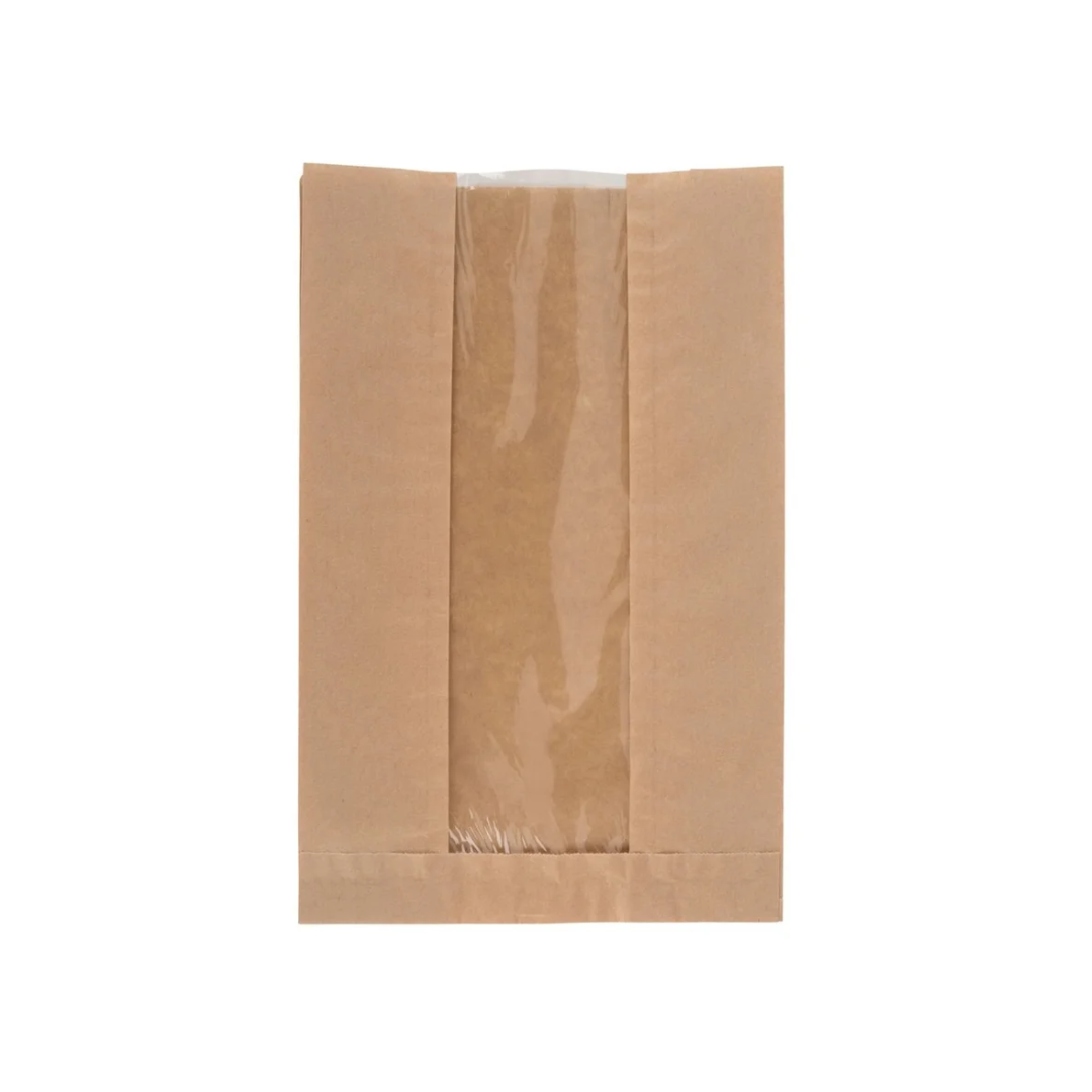 Brown Sandwich Bags with Window