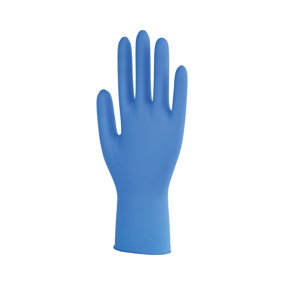 GANTS NITRILE SANS POUDRE BLEU