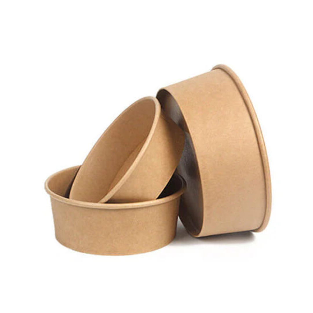 Kraft Paper Salad Bowls