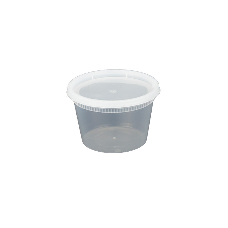 Reusable Microwavable Clear Container (Combo with Lid)