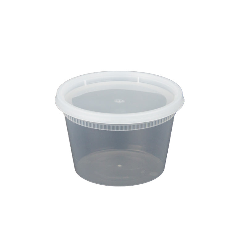 Reusable Microwavable Clear Container (Combo with Lid)