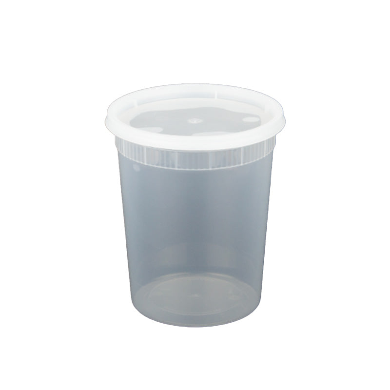 Reusable Microwavable Clear Container (Combo with Lid)