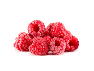 whole raspberries