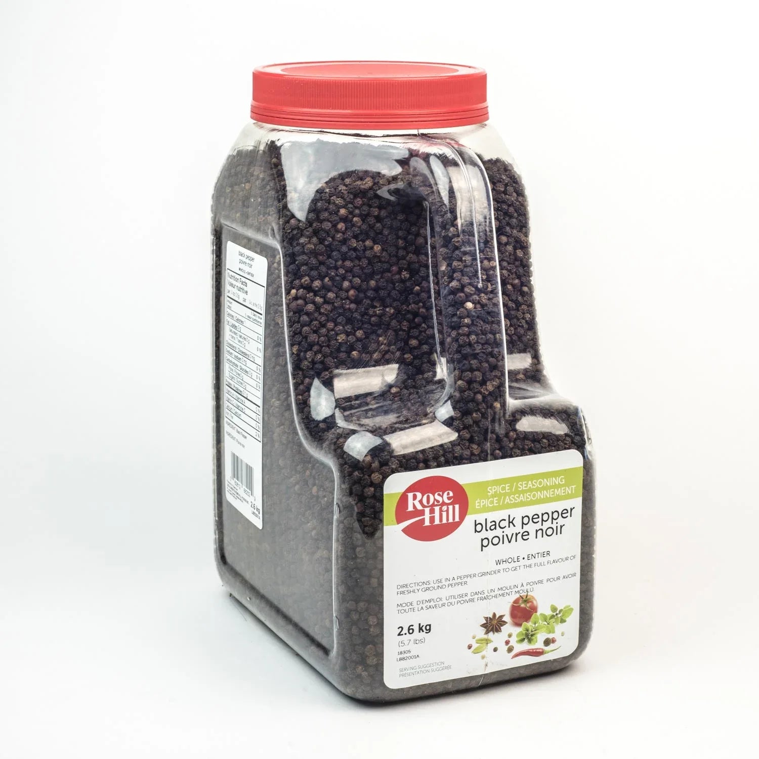 WHOLE BLACK PEPPER 2.6KG