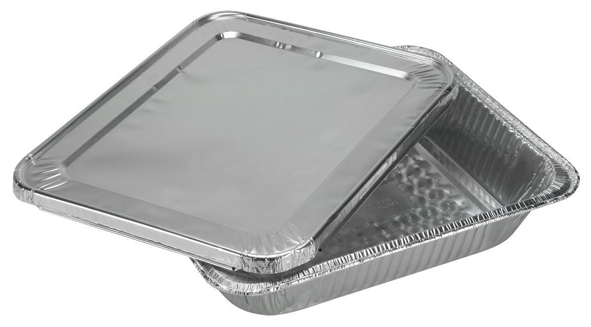 Couvercle rectangulaire en aluminium pour demi-casserole 12" x 10"